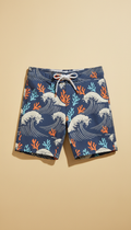 Monochrome Boardshorts—Quick-Dry